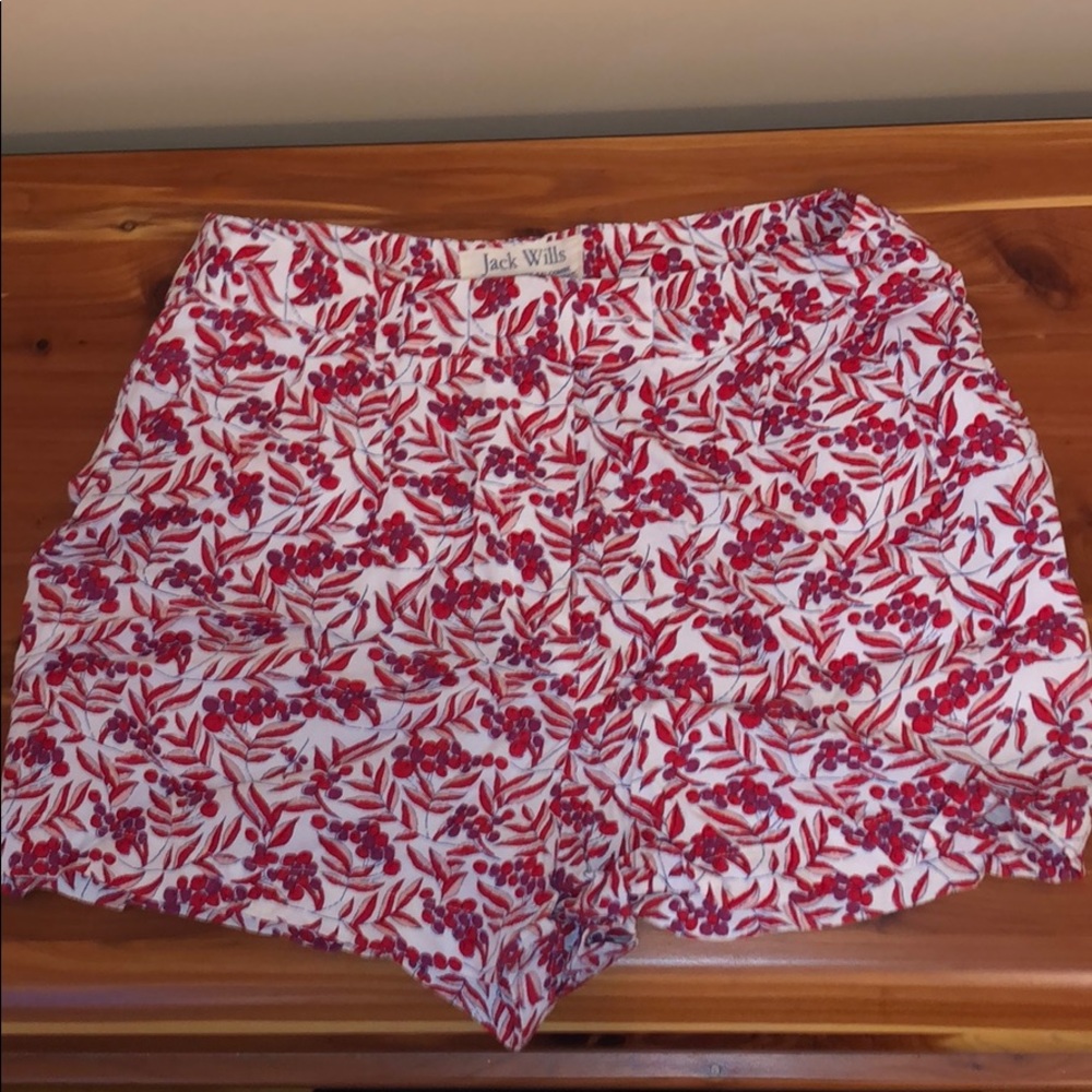 Jack Wills high waisted crepe shorts